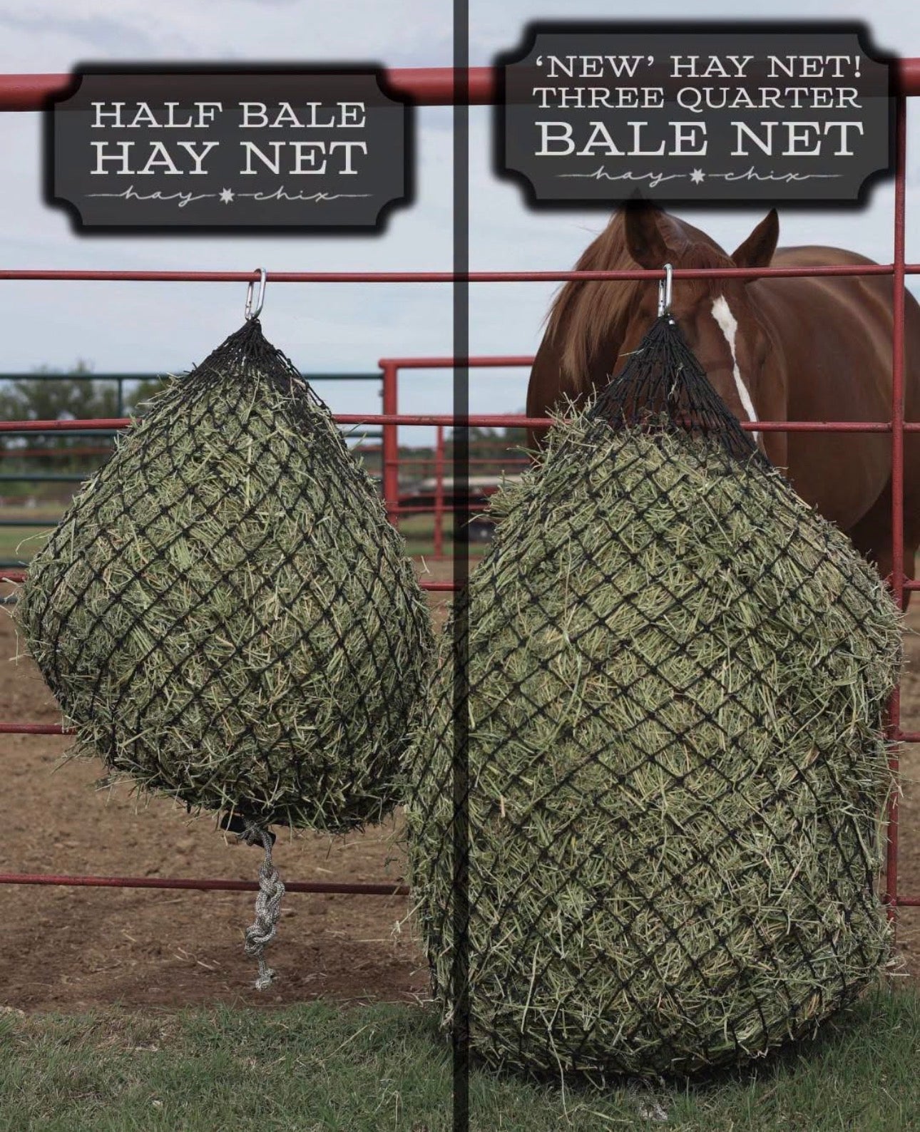 Hay Chix® Small Bale Net Canadian bale sizing 🇨🇦