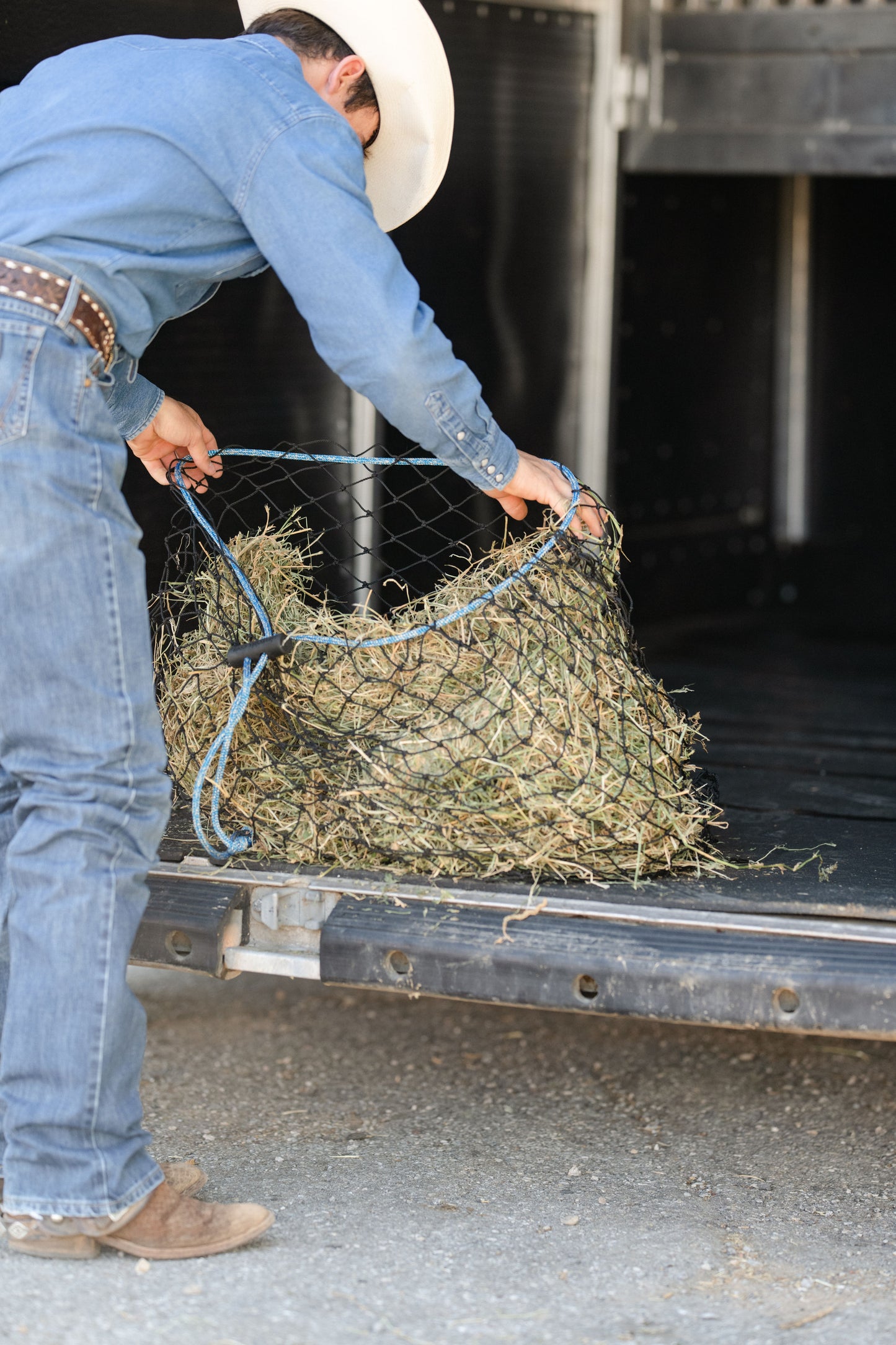 The Hay Chix® Half Bale Net - Tropics