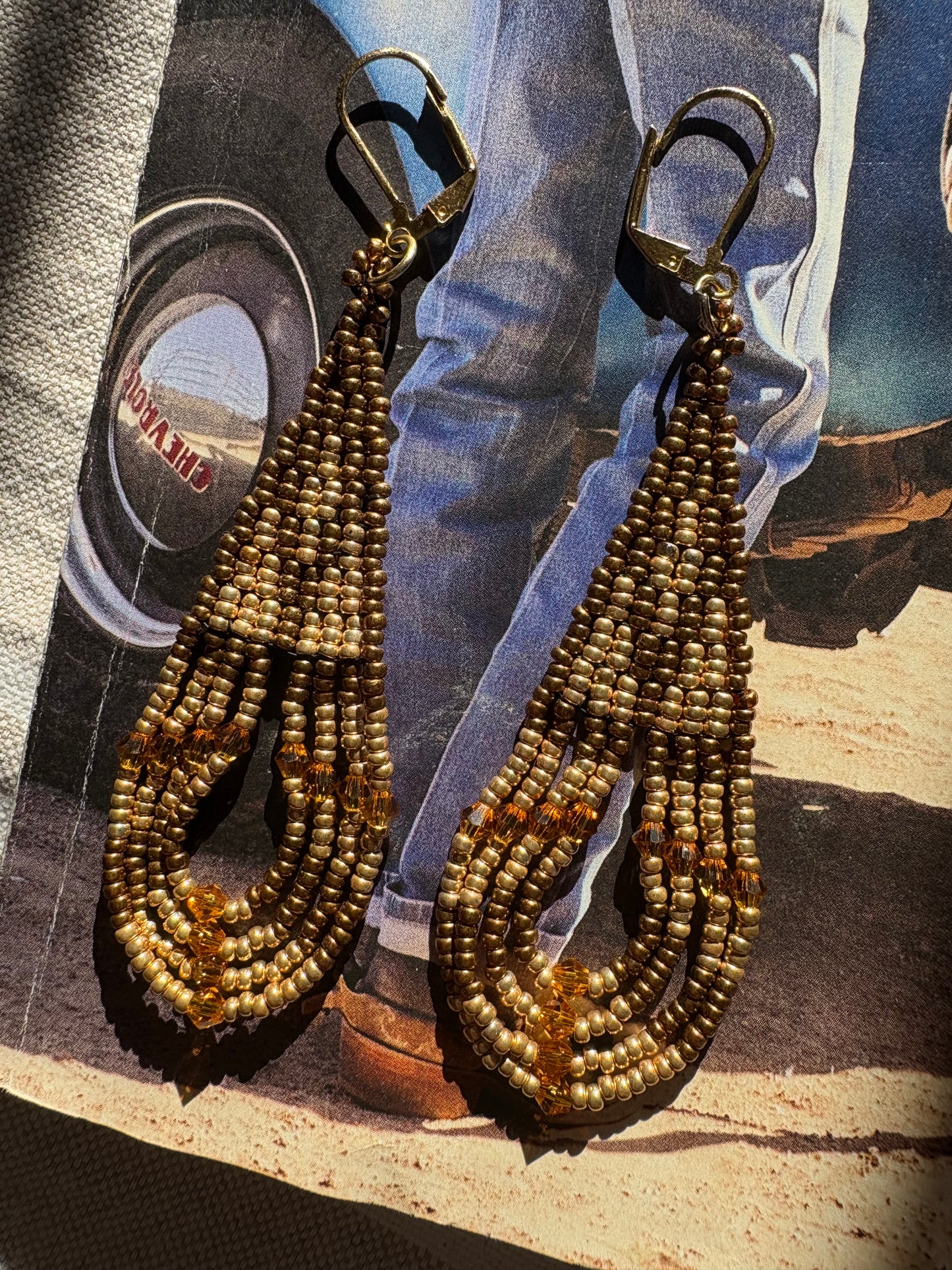 Boucles d'oreilles en forme de larme