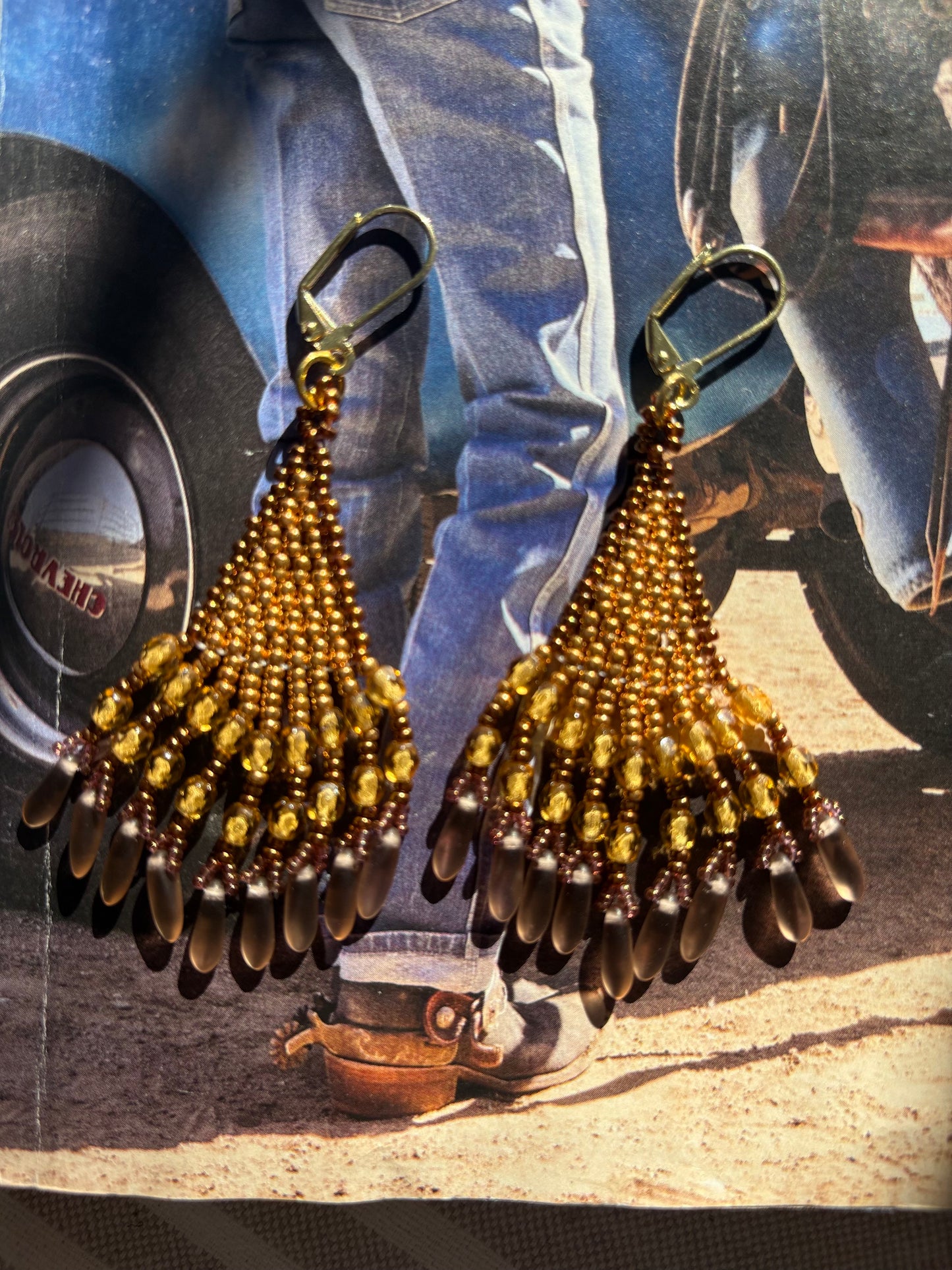 Boucles d'oreilles à franges