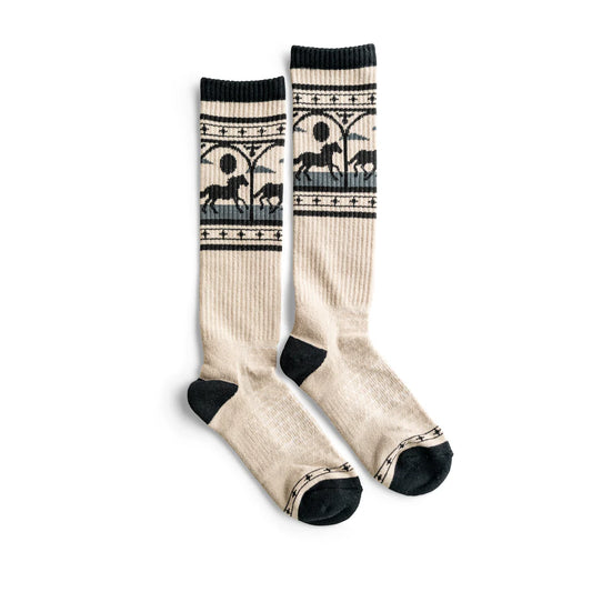 BAD COWGIRL CO. MIDNIGHT STAMPEDE PERFORMANCE BOOT SOCKS