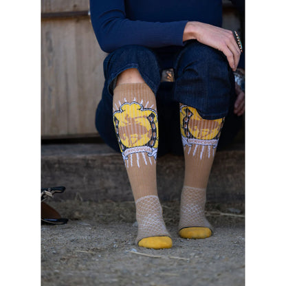 Bas de performance Lucky Bucking Cowgirl Tan