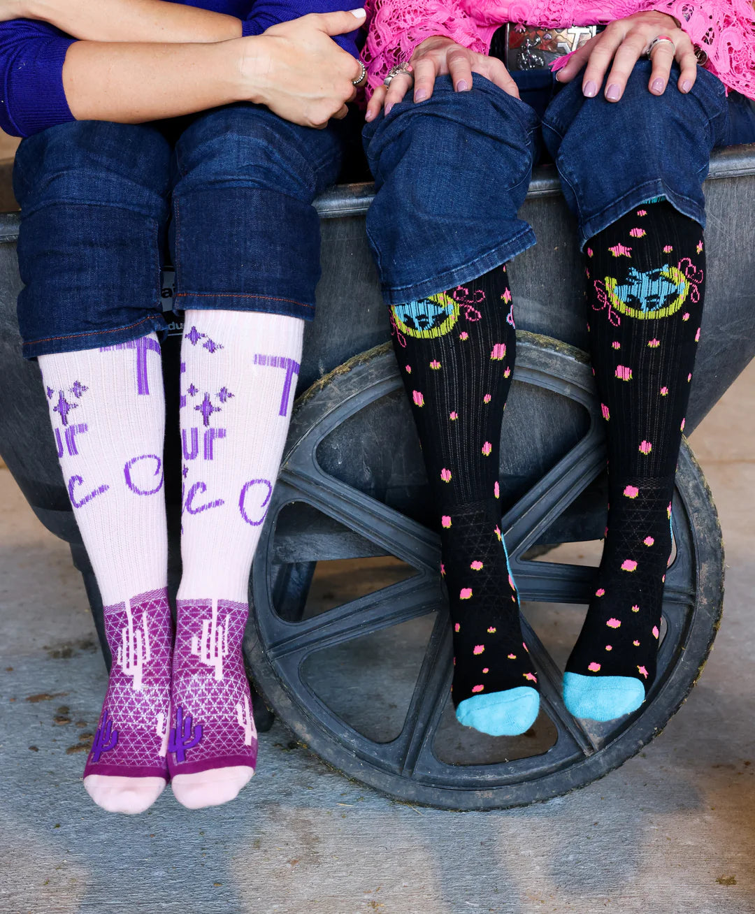STARLIT COWGIRL PERFORMANCE BOOT SOCKS