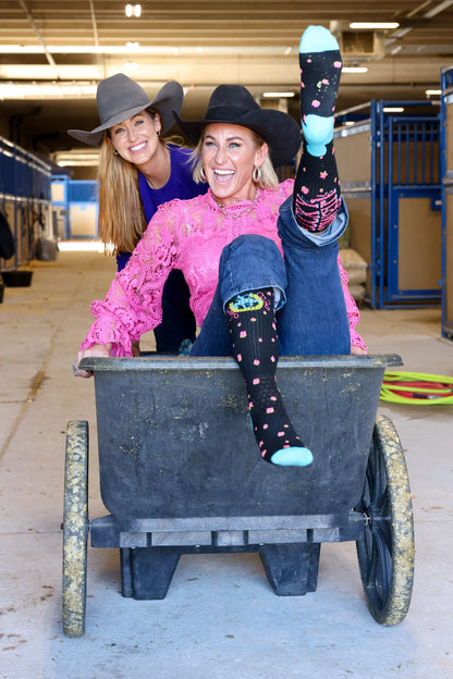 STARLIT COWGIRL PERFORMANCE BOOT SOCKS