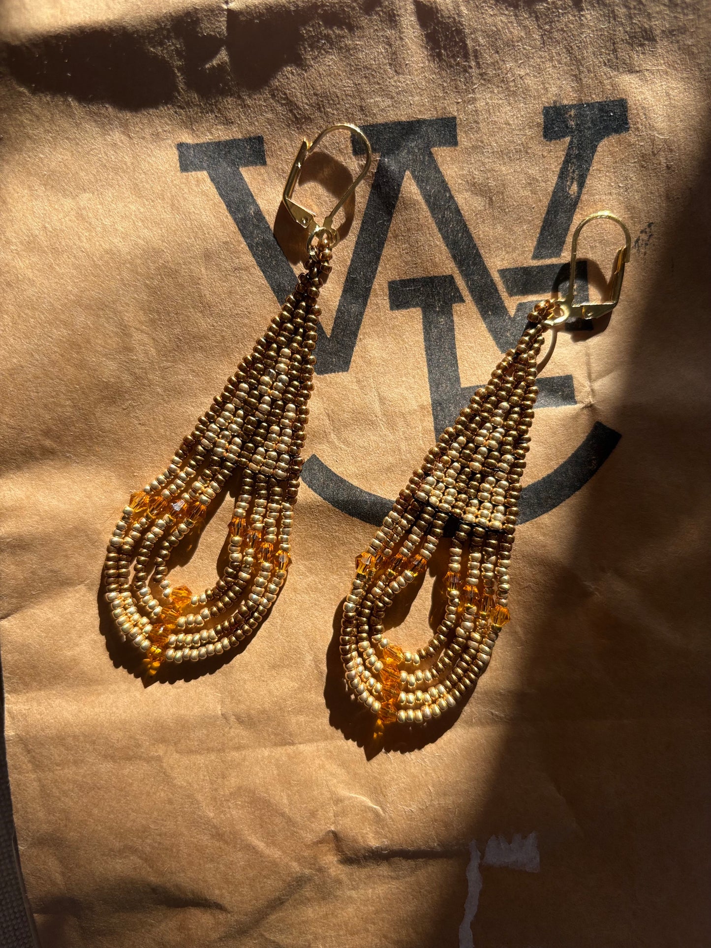 Boucles d'oreilles en forme de larme