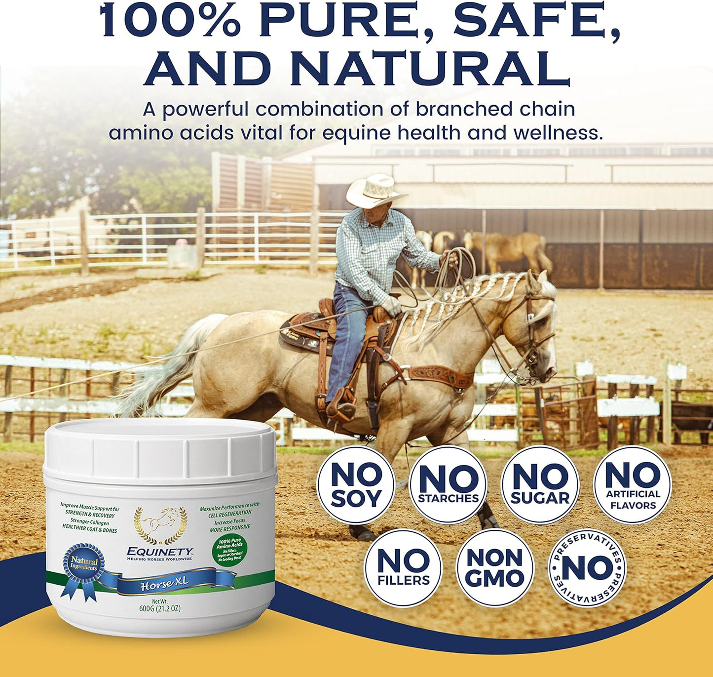 EQUINETY HORSE XL - SUPPLÉMENT POUR CHEVAUX 